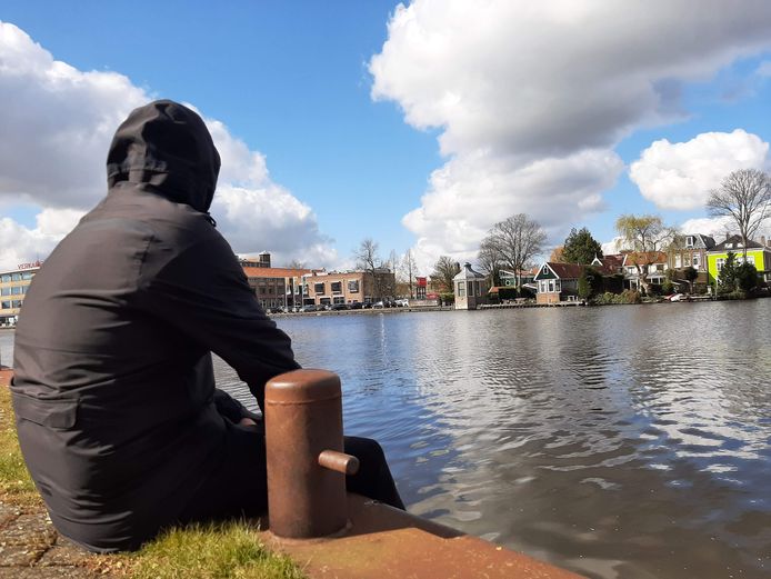 Lars in de buurt van zijn tijdelijke woonplaats. Hij zoekt met spoed woonruimte in Utrecht.