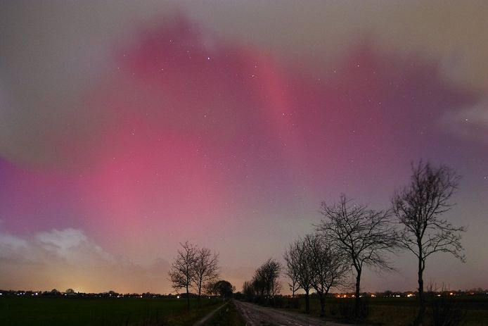 Begin 2015 was het poollicht op verschillende plekken in Nederland te zien.