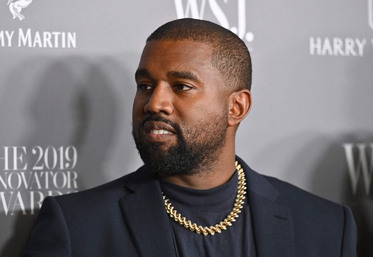 Kanye West, die tegenwoordig officieel 'Ye' heet. Beeld AFP