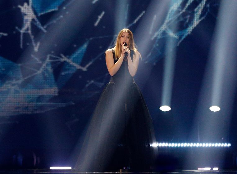 Blanche tijdens de halve finale van het Eurovisie Songfestival.  Beeld AP