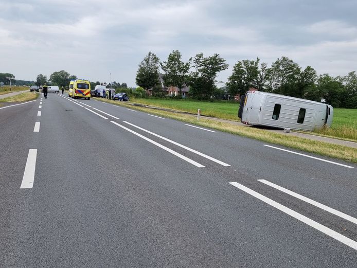 Een ongeval in juni van dit jaar. CDA-raadslid Marcel Elferink wil de uitkomsten weten van de verkeerstellingen op de Haaksbergerstraat.