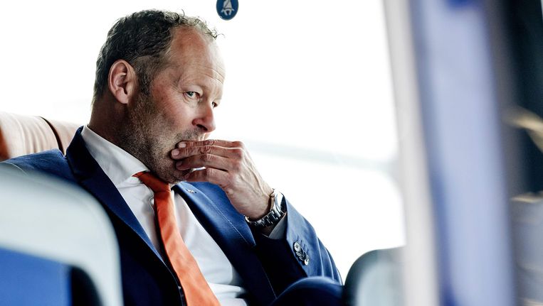 Danny Blind is zondag door de KNVB ontslagen. Beeld afp