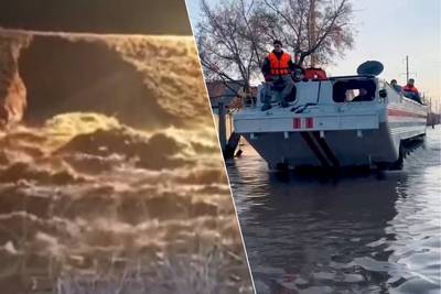 Dam barst in Russische Oeral: 2.500 huizen overstroomd, maar “ergste moet nog komen”
