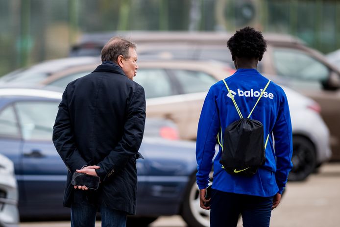 Michel Loaji and Jorthy Mukio are in training.