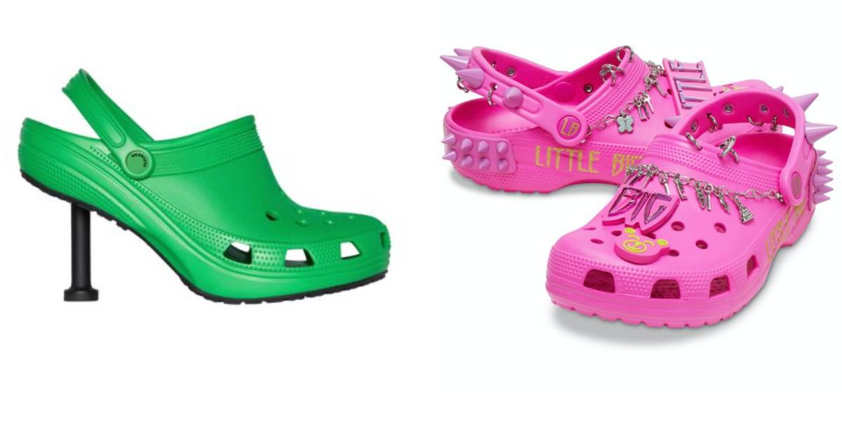 pit Mellow zelfstandig naamwoord Nu bestaan er ook Crocs met spikes of stiletto's | Mode & Beauty | hln.be