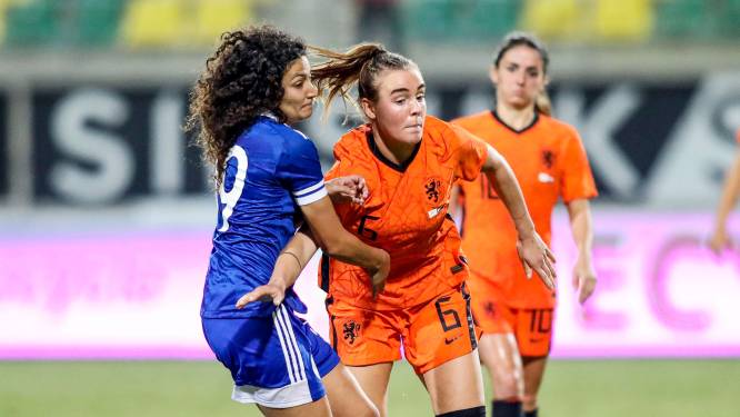 Leeuwinnen eerste in de poule na ‘irritante wedstrijd’ op Cyprus: ‘Het niveau gaat nergens over’