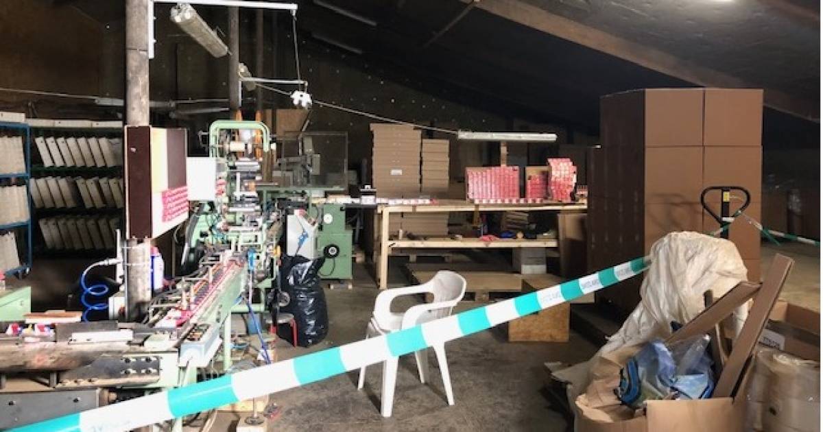 Illegale fabriek met miljoenen sigaretten opgerold in West Betuwe, dertien mannen opgepakt
