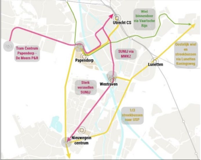 Een ondergrondse tram in Utrecht? Dat zou over 10 jaar zomaar nodig kunnen zijn Metro in