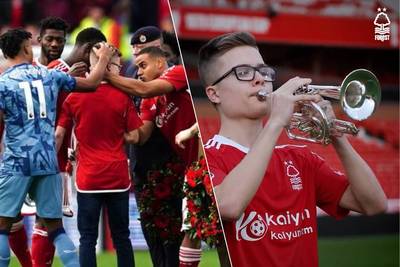 KIJK. Eerherstel voor jonge trompettist op Wapenstilstand: Nottingham Forrest deelt video van 16-jarige die ‘The Last Post’ speelt