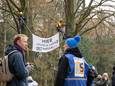 Een actie eind 2022 voor het behoud van het Oude Tempelbos in Soesterberg