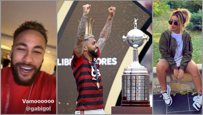 Gabigol, geliefd bij de familie Neymar.