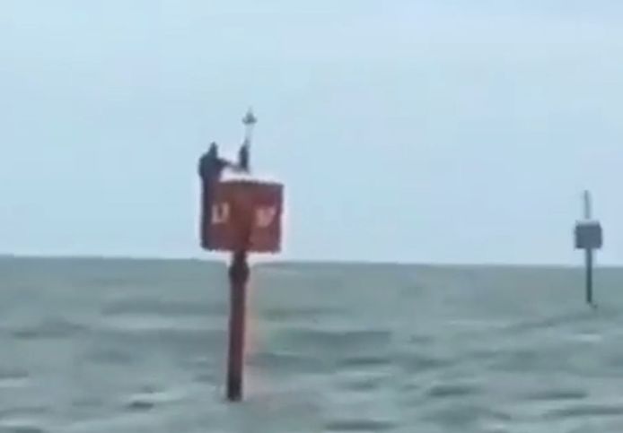 David Soares, 43, clung to a buoy in the Atlantic Ocean for two days.