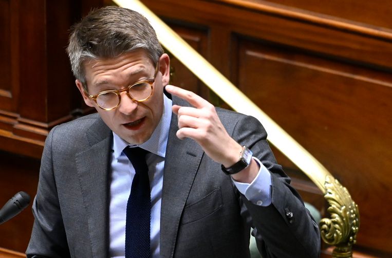 Minister van Werk Pierre-Yves Dermagne (PS). Beeld Photo News