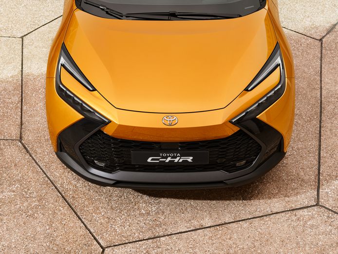 The redesigned nose of the Toyota C-HR.