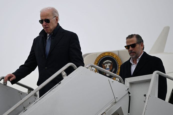 US President Joe Biden (left).
