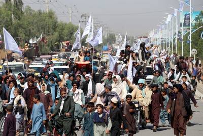 Taliban vieren dat laatste Amerikaanse troepen jaar geleden zijn vertrokken: “Gelukkige onafhankelijkheidsdag”
