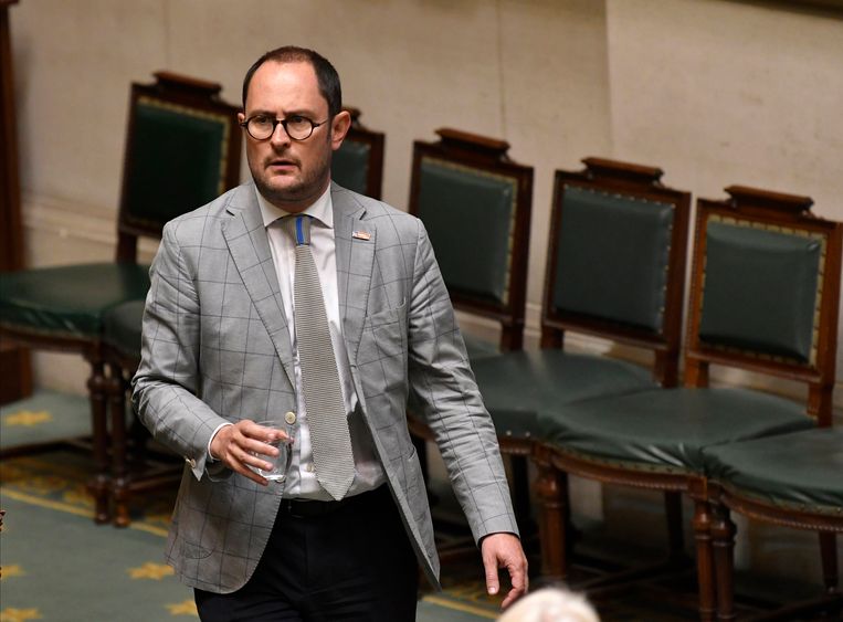 Vincent Van Quickenborne, Open Vld-fractieleider in de Kamer. Beeld Photo News