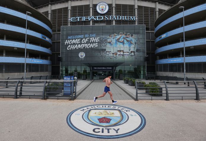 Het stadion van Manchester City.