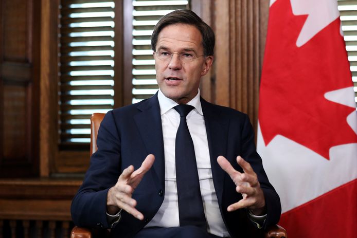 Dutch Prime Minister Mark Rutte speaks during a meeting with Canada's Prime Minister Justin Trudeau on Parliament Hill in Ottawa, Ontario, Canada, October 25, 2018. REUTERS/Chris Wattie