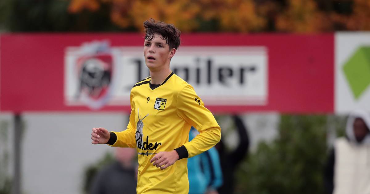 Calvin (18) is bijna dagelijks op de club, alleen zijn bed ontbreekt er nog: ‘Graag met voetbal bezi