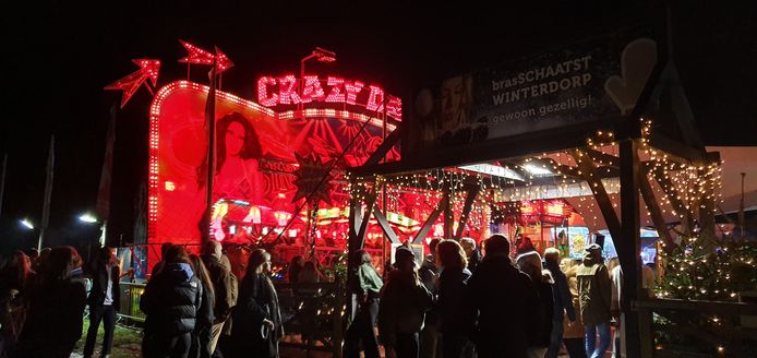 De opening van het winterdorp was meteen een succes.