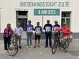 De werkgroep van de Ontdekkingstocht door Zulte.