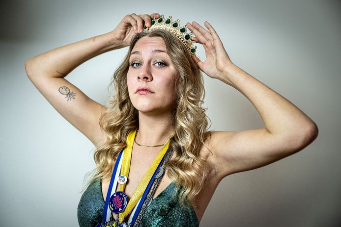 Eline de Valk is prinses carnaval in Groesbeek.