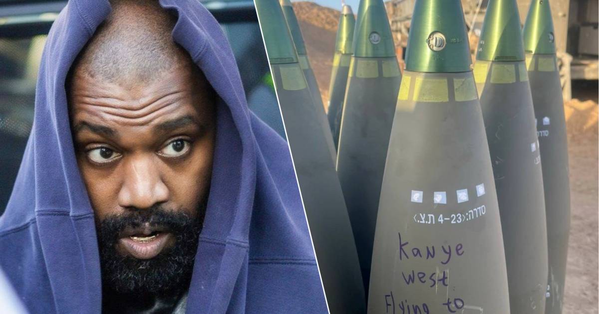 Il nome “antisemita” di Kanye West scritto sul missile israeliano |  celebrità