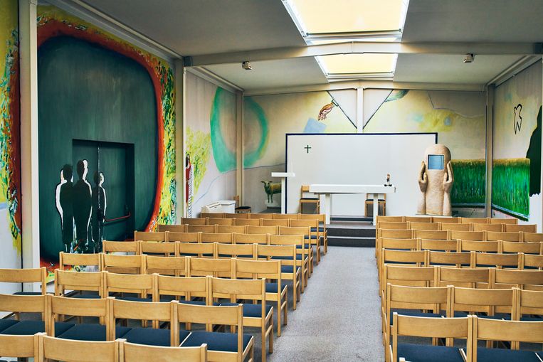 Een kapel in Machelen-aan-de-Leie.  Beeld Thomas Nolf