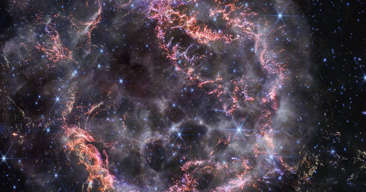 Belgian Scientist Captures Spectacular Image of Exploding Star with James Webb Space Telescope