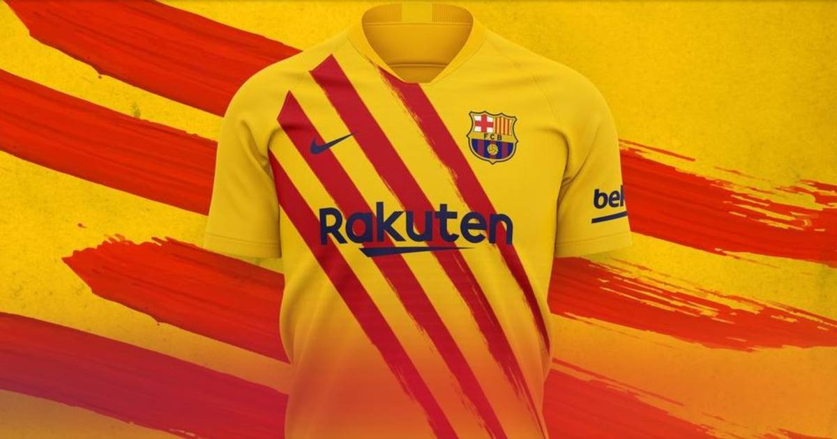 Onvoorziene omstandigheden Centimeter Verdachte FC Barcelona stelt nieuwe truitjes met politiek symbool voor: “Onze  Catalaanse identiteit niet kwijtgeraakt” | Buitenland | hln.be