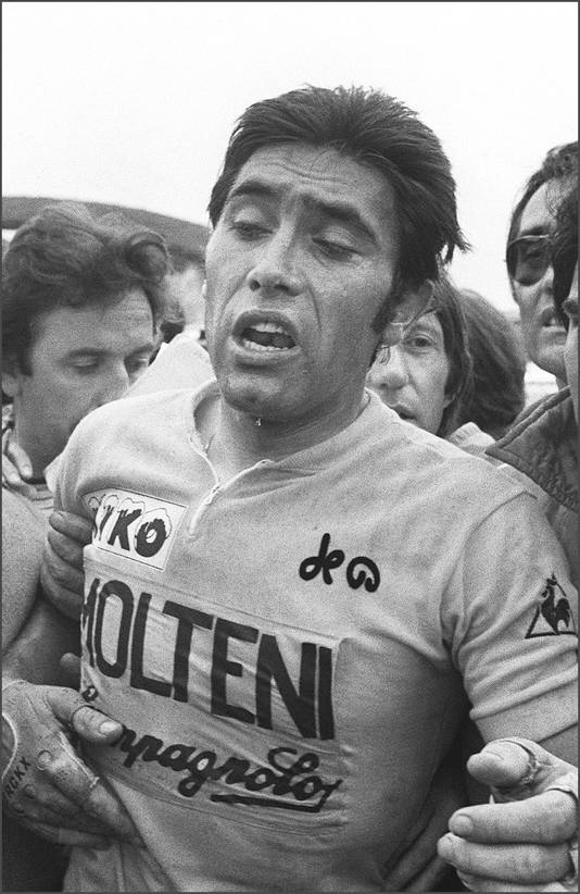 Eddy Merckx op de Puy de Döme. 