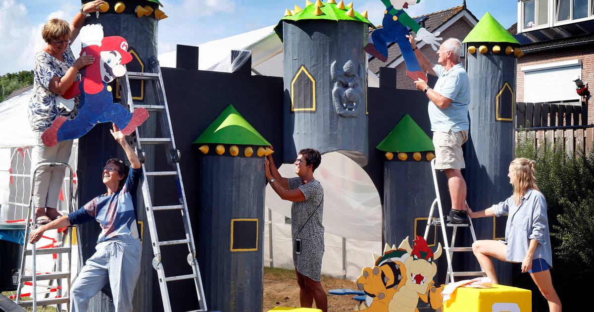 Heel Heukelum versierd, van Super Mario tot Harry Potter: 'Wij wisten er geen bal van, maar de jeugd