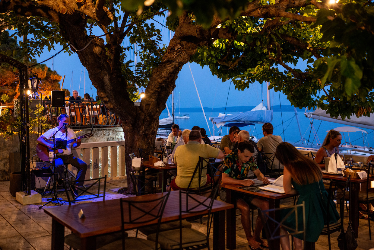 In Kroatië mogen alleen evenementen in de buitenlucht plaatsvinden.  Beeld Getty Images