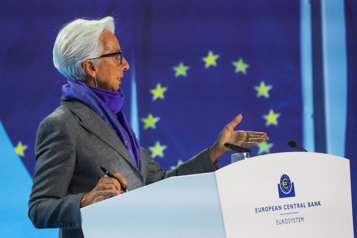 ECB-voorzitter Christine Lagarde. Beeld REUTERS