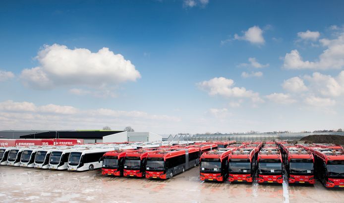 In 2018 leverde VDL 100 elektrische bussen voor Amsterdam en Schiphol.