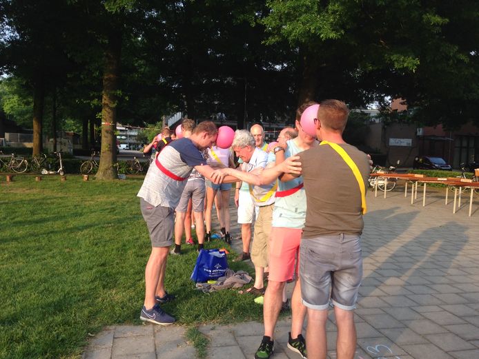 Eén van de doe-opdrachten in Molenhoek.