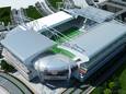 Een ontwerp van een groter Philips Stadion, gemaakt door A&E Architecten en gepresenteerd in 2010.
