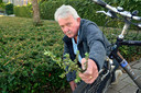 Ook Cor van den IJssel had een lekke band.
