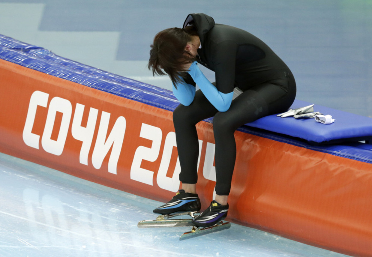 Richardson na haar 1500 meter Beeld ap