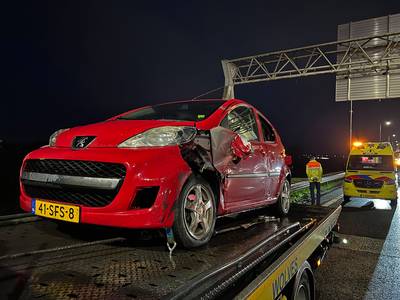 A1 richting Deventer loopt vast door ongeluk bij knooppunt Beekbergen