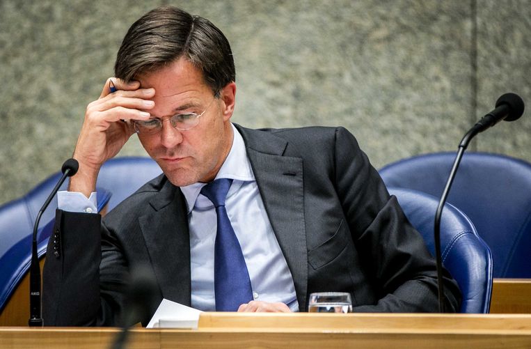 Premier Mark Rutte  Beeld ANP