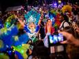 Drukte tijdens start van Zomercarnaval in Rotterdam.