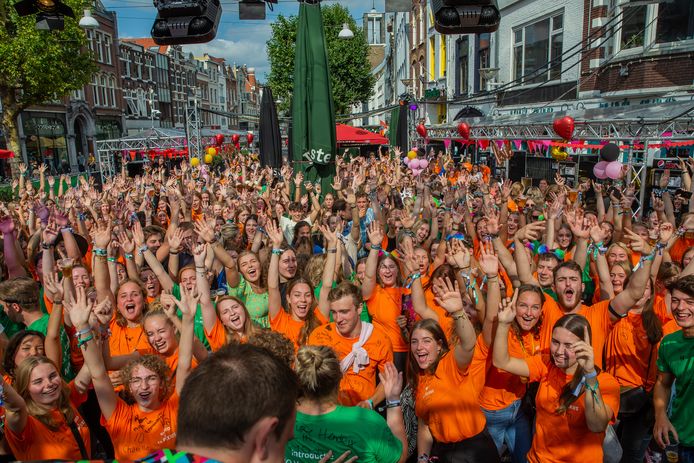 Feest in Nijmegen.