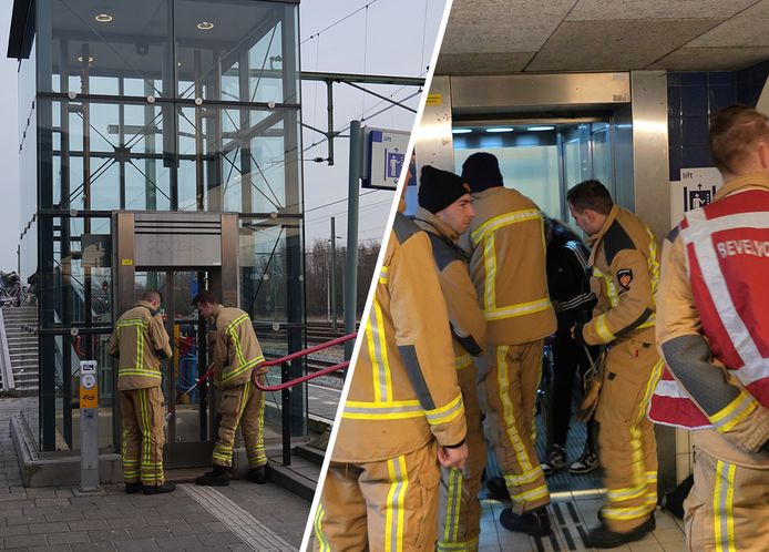 'Horrorlift' op station Meppel opnieuw buiten werking nadat twee meiden vast zitten met hun fiets.