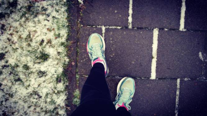 Still running, ook in de sneeuwdrab