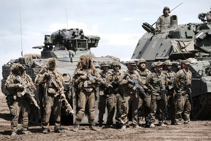 Duitse troepen tijdens een NAVO-oefening in Litouwen. (26/06/23)