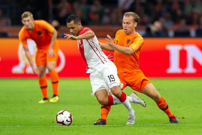 Ruud Vormer speelde begin september nog 85 minuten mee in de gewonnen oefeninterland tegen Peru (2-1).