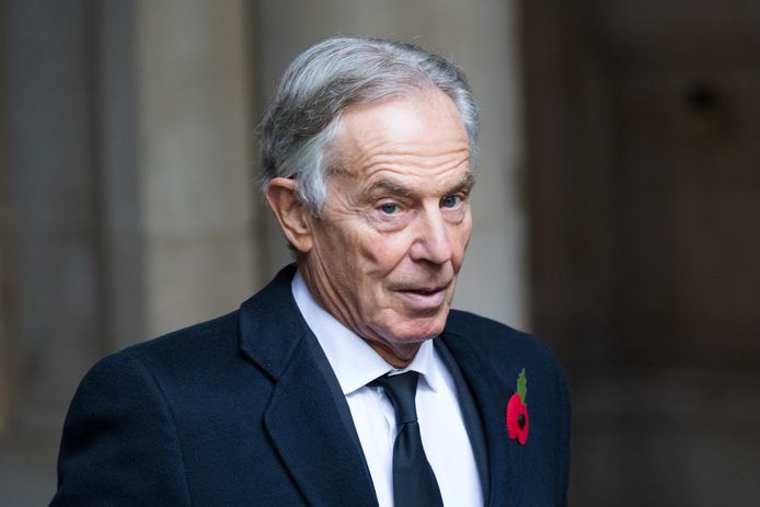 Archiefbeeld. Voormalig Brits premier Tony Blair. (08/11/2020)