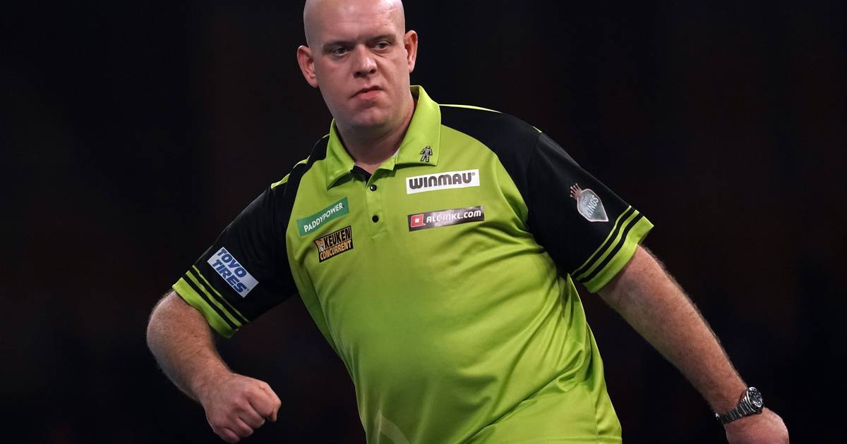 World Cup of Live Darts (VTM 2).  Michael van Gerwen, thanks in part to a brilliant 167th finish, was a whirlwind during |  Instagram HLN